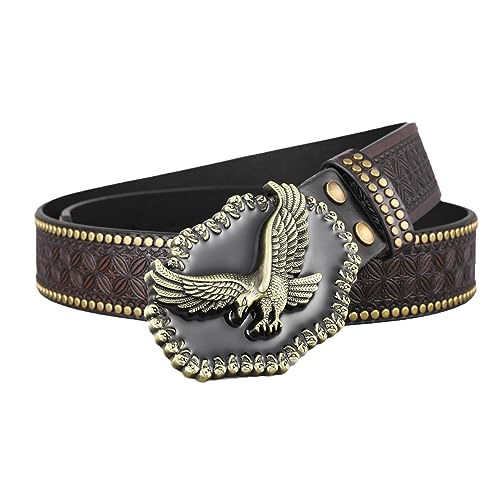 Ceinture western boucle aigle pour remplacer vos ceintures lisses sans style
