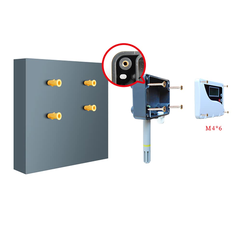 Transmisor Digital de Temperatura y Humedad - Salida RS485, Sonda Externa Impermeable for Aplicaciones Industriales(0-10V)