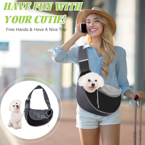 Herbst Hunde Tragetaschen, Hundetragetasche, Verstellbare Tragetasche Hund, Hundetasche für Kleine Hunde, Hunderucksack Hundetragetuch Outdoor Katzentrage Reise, Transporttasche für Haustiere