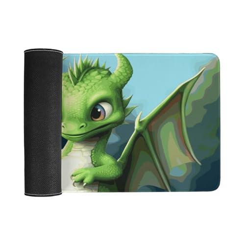Dragon Cute Desk Pad Large Protector de Escritorio Blanco miniatura 3