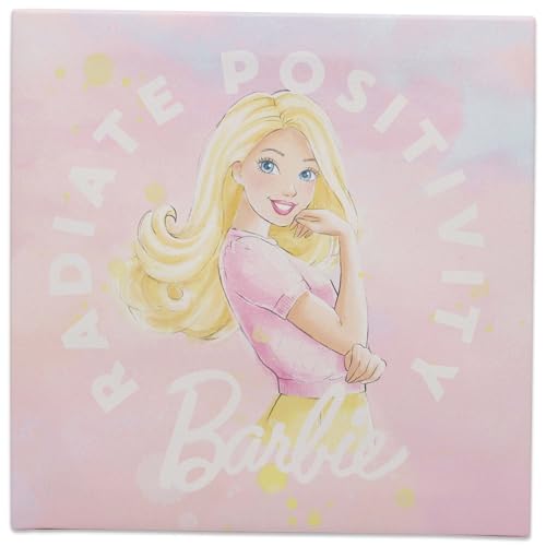 Open Road Brands Barbie Radiate Positivity Gallery Wrapped Canvas Wall Art