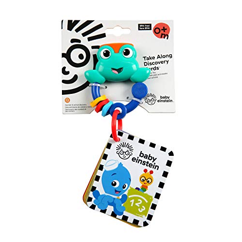 Amazon Com Baby Einstein Take Along Discovery Cards Activity Toy Toys Games