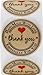 1000PCS Hand Made with Love Stickers,1 Inch Small Round Thank You Red Heart Baking Stickers Label Bakery Sticker for Baked Goods Packaging Jam, Jelly Jar Canning Bottles,Cookie Bags (Brown)..