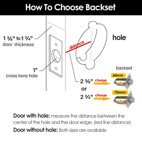 Hisafe (60Mm Latch Commercial Door Lever Passage Lever Door Lock Heavy Duty Grade 2 Industrial Door Handle, Ul 3 Hour Fire Rated, Ada, (2-3/8'' Backset), 26D X-Xg-Ps-60 #TOP6