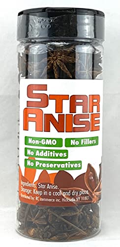 Apexy Star Anise Seeds , Whole Chinese Star Anise Pods, 3.5oz . great for baking and tea, Dried Anise Star Spice, Star Anise Seed Pods
