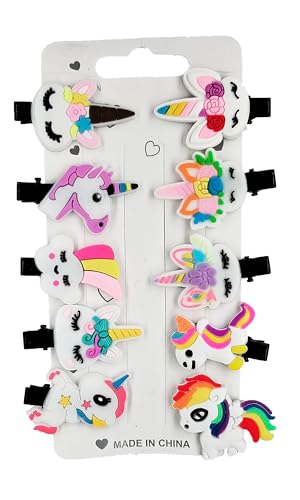 ANNACREATIONS 1 Pcs Stylish Polyester Duffel Bag and 10 Pcs Hair Clips, 1 Pcs Watch Perfect Unicorn Combo Gift Set for Baby Girls, Girls and Women - Image 2