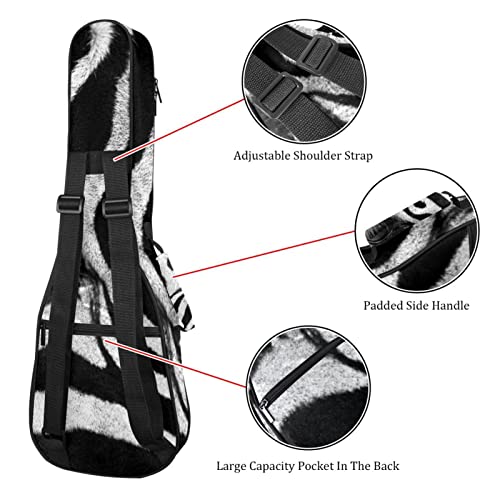 Housse pour ukulélé avec rembourrage en éponge de 10 mm d’épaisseur – 53,3 cm – Avec sangles réglables – Pour concert… - Les Beatles, Paul McCartney, John Lennon, RIngo Starr, George Harrison Housse pour ukulélé avec rembourrage en éponge de 10 mm d'épaisseur - 53,3 cm - Avec sangles réglables - Pour concert… – Image 4