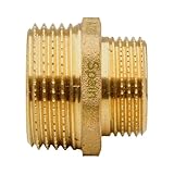 RIEGOPRO Machón reducido fabricado en latón. (3/4' x 1/2')