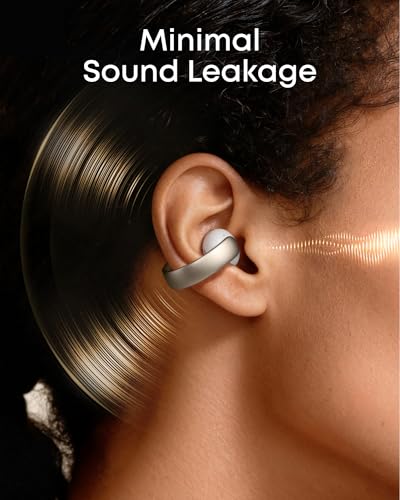 Image of Soundcore AeroClip by Anker, Open-Ear Earbuds, Clip-On Headphones, Adaptive Comfort, Clear Calls with 4 Mics and AI, Stable Fit, 12mm Drivers for Powerful Bass, Hi-Res, Open-Ring Design