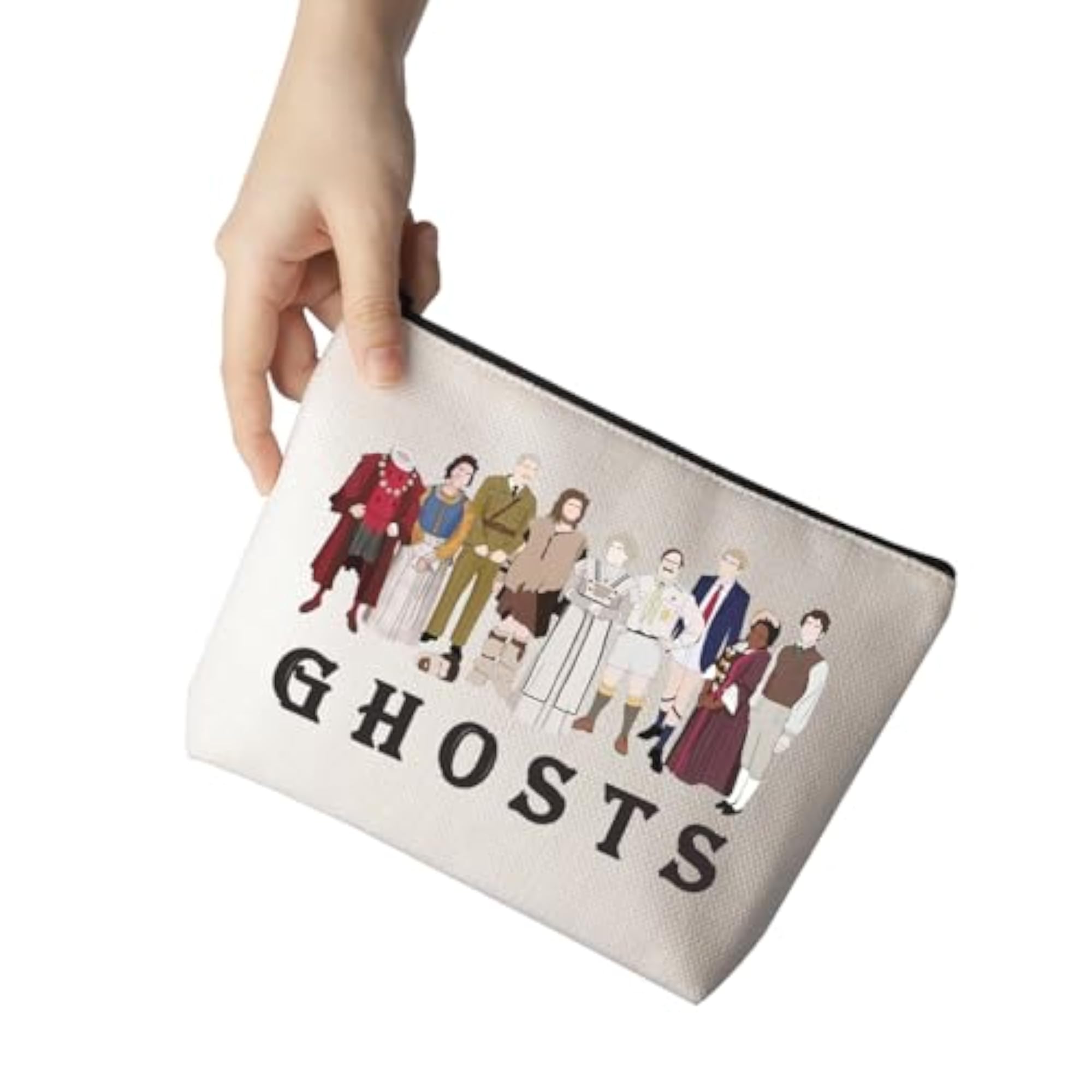 Ghosts TV Show Inspired Makeup Zipper Pouch