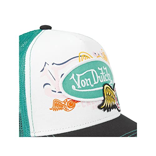 Von Dutch Cappello Trucker Flying Eyes, verde