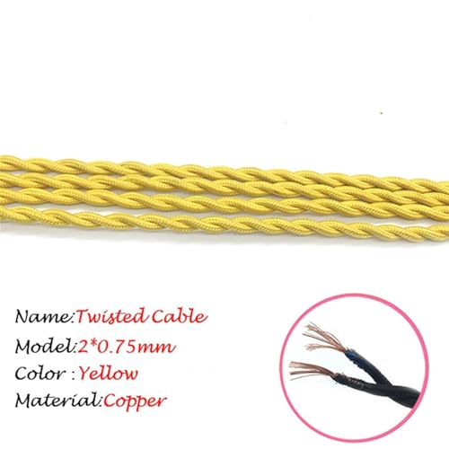 Cable trenzado textil rosa de 2 hilos para proyectos de restauración e interiorismo 6