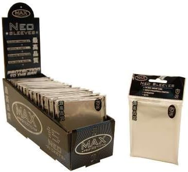 (15) Max Protection - Clear - Flat Trading Card Deck Guard Sleeves - 50 Pack - 2 5/8" x 3 5/8" - MP-7050L FC - (750 Sleeves Total)