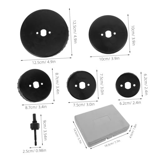 Kit de Brocas Ajustables 8 en 1 para Madera y Metal miniatura 2