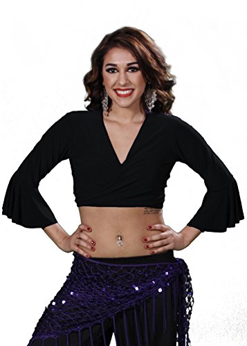 Stretchy Choli Top | Freidani Del Star - Black - Small/Medium