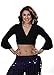 Lycra Stretchy Choli Top | Freidani Del Star - Black - Small/Medium