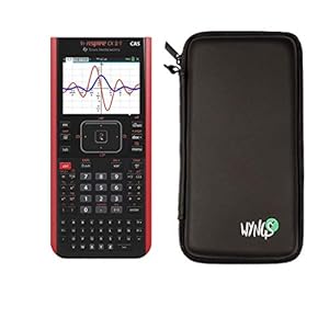 CALCUSO Voordeelpakket: TI Nspire CX II-T CAS grafische rekenmachine + WYNGS beschermhoes zwart + geavanceerde garantie…
