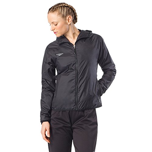 Speedo Women's Jacket Hoodie Fleece Lined Water Resistant Elite