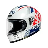 shoei Blanc Shoei Glamster 93 Retro TC10 Full Face Helmet XS