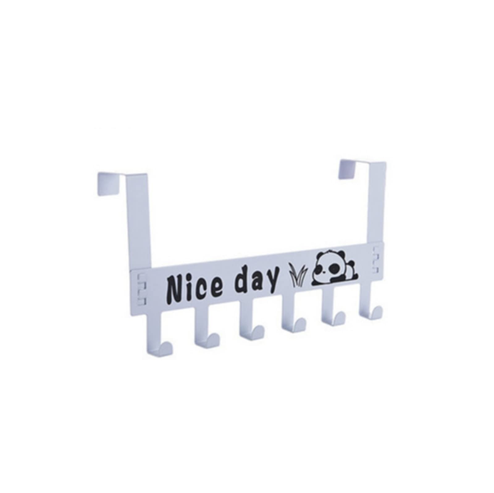 Azhkjkzh White Coats Hooks Wall Mounted Coat Rack Wall Mounted, Entryway Hook For Hanging Coats Keys Hats Clothes Towel(White)
