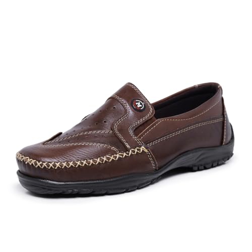 Sapatilha Masculina Mocassim Linha Confort (Café, BR, Adulto, Numérico, 41)