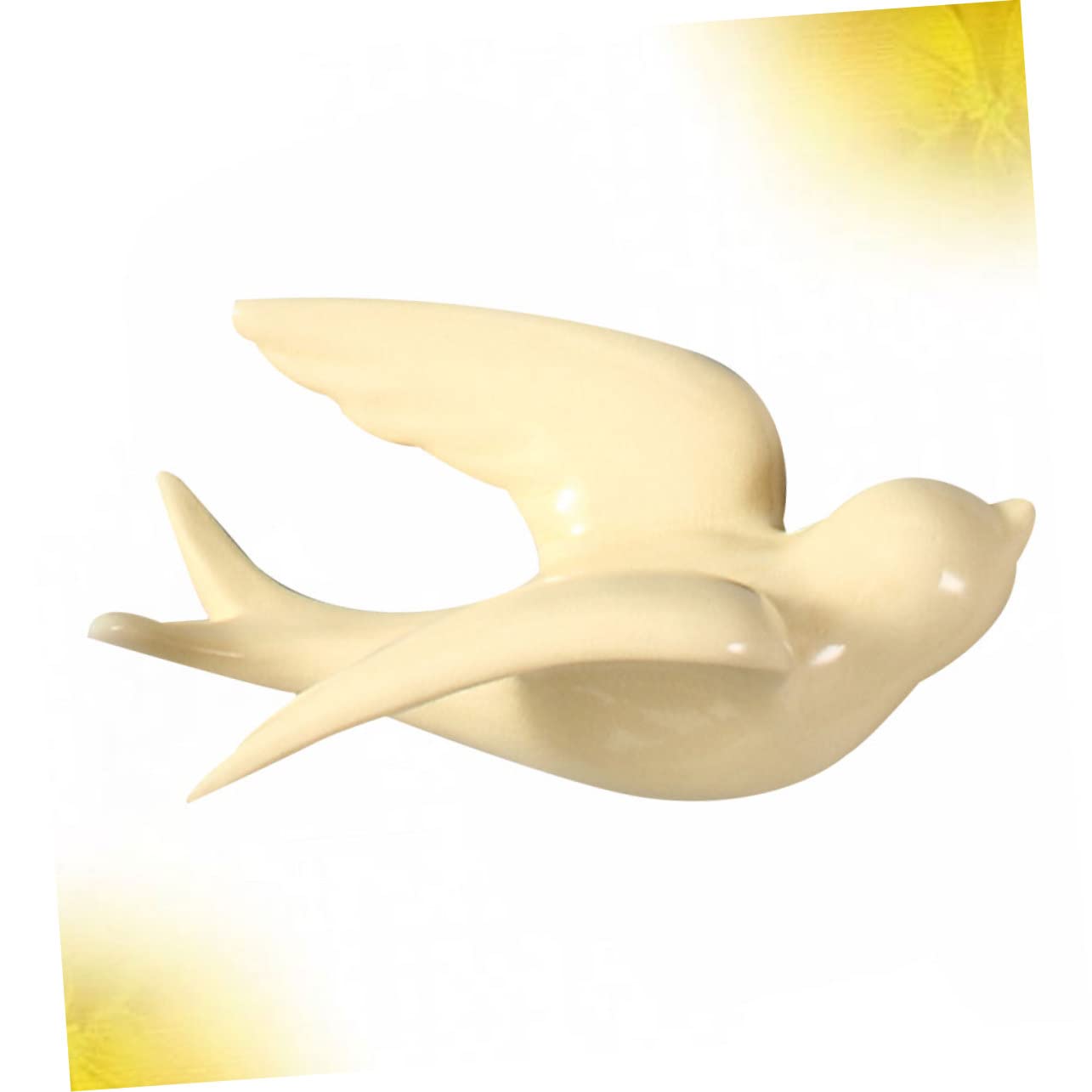Decorazione da Parete Animale in Ceramica Stile Nordico Beige