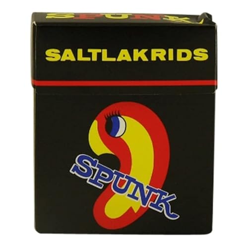 Galle Jessen | Danish Salty Liquorice Sweets | Pastilles | Pocket Size | Spunk Salt | 23g