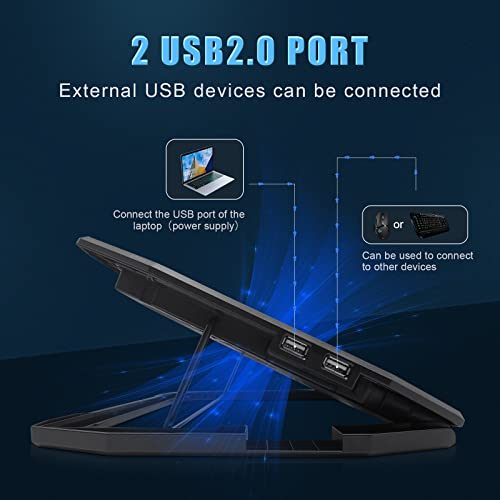 Laptop-Cooling-Pad-XINQIHAO-Laptop-Cooler-with-3-High-Performance-Quiet-Blue-LED-Fans-Smart-Button-Speed-Control-2-USB-Ports-Laptop-Cooling-Stand-with-7-Height-Adjustable-for-12-17-Inch-Laptops