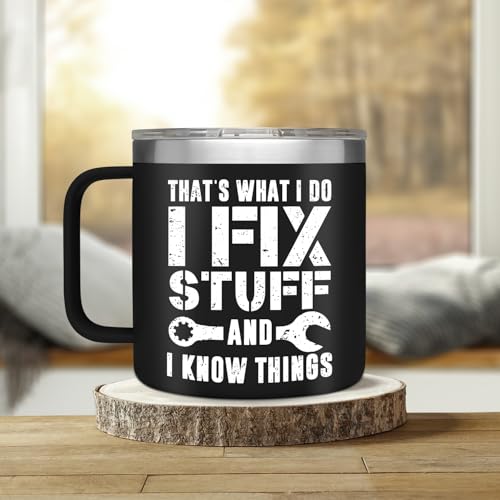 Funnygiftsformen14ozstainlesssteelinsulatedcoffeemugwithlidfathersdaybirthdaygiftsfordadfromdaughtersongrandpafromgrandkidsunclehusband Urban Country Home Decor Funny gifts for men 14 oz stainless steel insulated coffee mug with lid fathers day birthday gifts for dad from daughter son grandpa from grandkids uncle husband urban country home decor