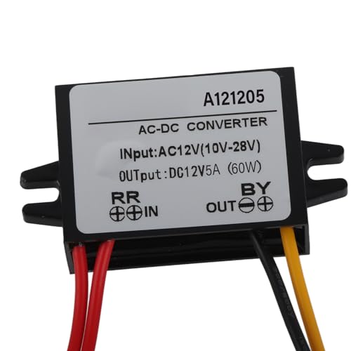 Step Down Converter Power Converter Waterproof Step Down Volt Converter AC 10-28V to DC 12V Buck Converter AC-DC Step Down Power Module(5A)