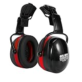 GOL-SIV 32dB Ear Muffs Hard Hats,Sound Proof Safety Ear Protection For Construction,Gun Range,Lawn Mowing