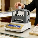 Probador de pureza de oro con 0,1 % de precisión, medidor de quilates para K oro, plata, platino, herramienta profesional de prueba de joyería