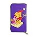 Produktbild Winnie Puuh Geldbörse aus echtem Leder, hohe Qualität, Reißverschluss, lange Clutch-Geldbörse, Münzfach, Kartenpaket für Damen und Herren