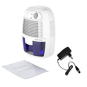 XRow-600A Ultra-Mini Semiconductor Dehumidifier Desiccant Moisture Absorbing Air Dryer with Ultra-Quiet Peltier Technology Thermo-Electric Cooling for Wardrobe EU Plug