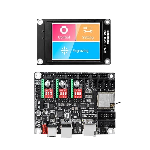 YFZQLKR MKS DLC32 V2.1 32bits Motherboard Offline Controller WiFi TFT Touch Screen TS24/TS35-R Compatible with Laser Engraving Machine (Color : Package 3)