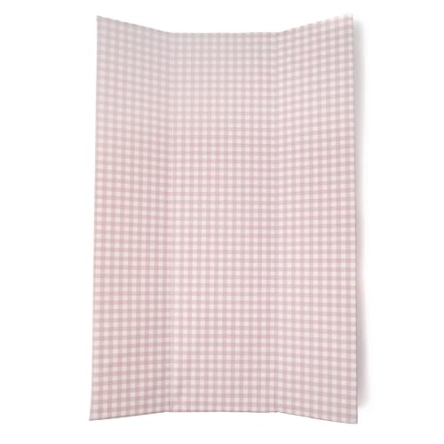 Clair de Lune Gingham Anti-Roll Wedge Baby Changing Mat 69 x 44cm
