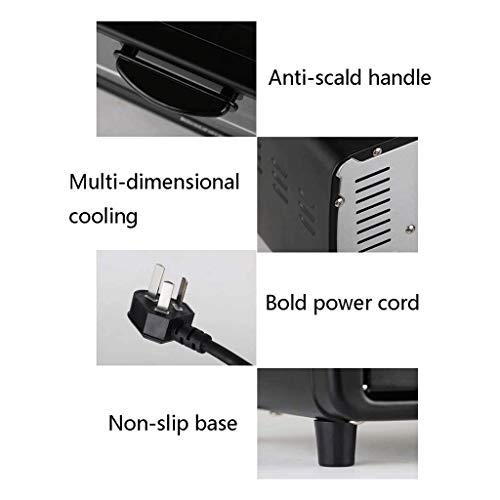 LYKYL Toaster aanrecht, mini-oven, 3-Slice, compact formaat, eenvoudig te bedienen met Timer-Bake-Broil- Toast Setting… - Image 8