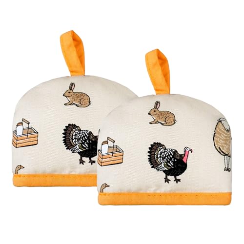 Set mit 2 Eierwärmern, Eierwärmer, Küchendekoration, für Frühstückseier, Abdeckungen