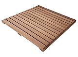 En madera de TECA AFRICANA tratada con aceite vegetal protector