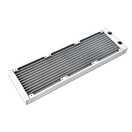 Syscooling Radiator White Color Aluminum Material 360mm White Color Water Cooling Radiator for DIY Computer Water Cooling