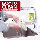 ZENO Clip Top Glass Jars 500ml 6PCS | Airtight Glass Storage | Perfect for Dry Food, Coffee Beans & Tea Bags | Kitchen Preserving & Spice Containers - Image 8