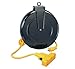 Alert Stamping 5000M-30GF-CB 30-Feet Retractable Extension Cord Reel with Circuit Breaker