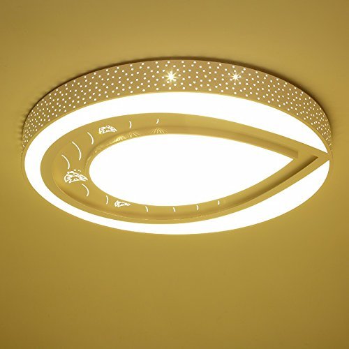 Plafonnier LED dimmable en forme de gouttelettes d'eau pour éclairage chic