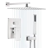 Algopix Similar Product 12 - ESNBIA Shower System Brushed Nickel