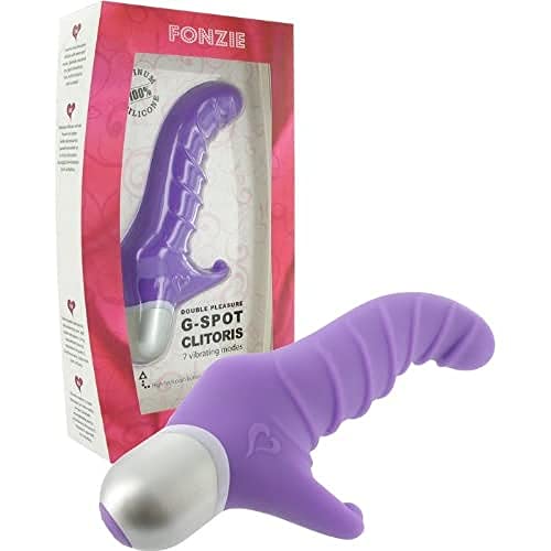 Vibromasseur silicone Feelz Toys Fonzie violet 16cm accessoire plaisir pour massage intime