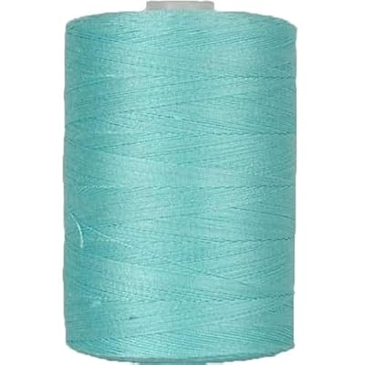 Threadart 100% Cotton Thread | for Quilting, Sewing, and Serging | 1000M Spools 50/3 Weight | Aqua 605