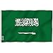 Produktbild ANLEY Fly Breeze 3x5 Fuß Saudi-Arabien Flagge - Lebendige Farbe und UV-Lichtechtheit - Leinwandkopf und doppelt genäht - Königreich Saudi-Arabien Flaggen Polyester mit Messingösen 3 X 5 FT