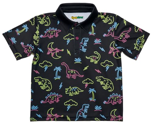 Polo de golf dinosaure néon pour les journées d'été en plein air