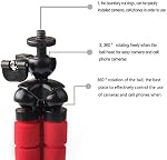 Mini Flexible Sponge Octopus Stand Tripod Mount for iPhone Samsung Camera Video Phone (Black)