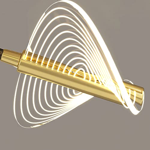 Accesorio de iluminación de pared moderno con luces LED de 6W y poste de metal 6